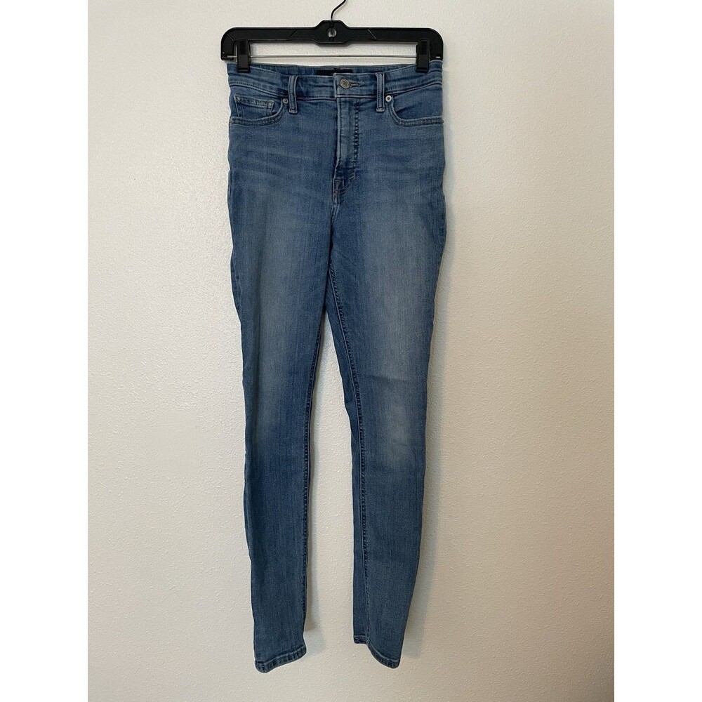 Lucky Brand Womens Blue Jeans Size 2/26 Lilita Skinny Zip Button Pockets